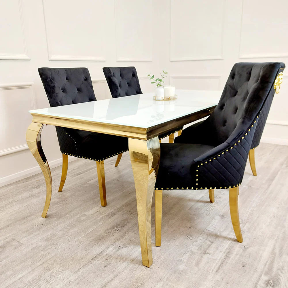 Louis Gold Dining Table