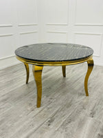 Load image into Gallery viewer, Louis Gold Dining Table
