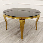 Load image into Gallery viewer, Louis Gold Dining Table
