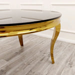 Load image into Gallery viewer, Louis Gold Dining Table
