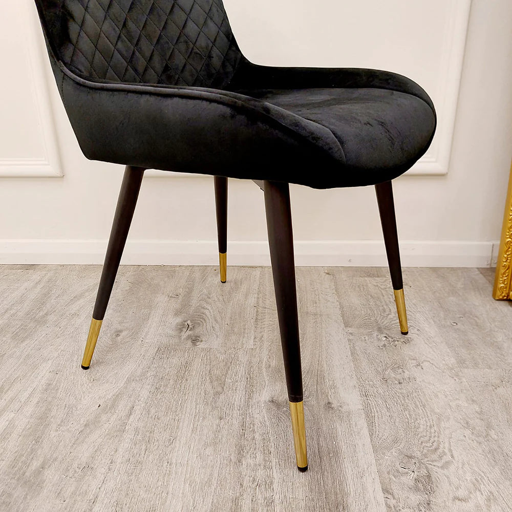 Luna Velvet Dining Chair - ALL COLOURS