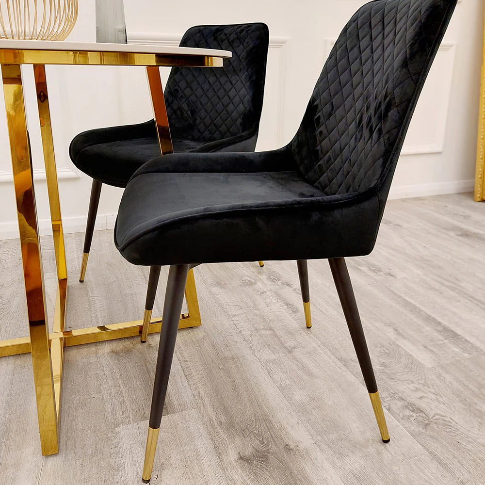 Luna Velvet Dining Chair - ALL COLOURS