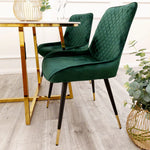 Load image into Gallery viewer, Luna Velvet Dining Chair - ALL COLOURS
