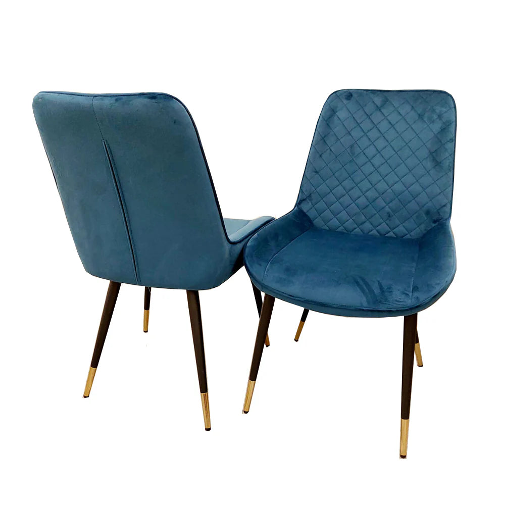 Luna Velvet Dining Chair - ALL COLOURS