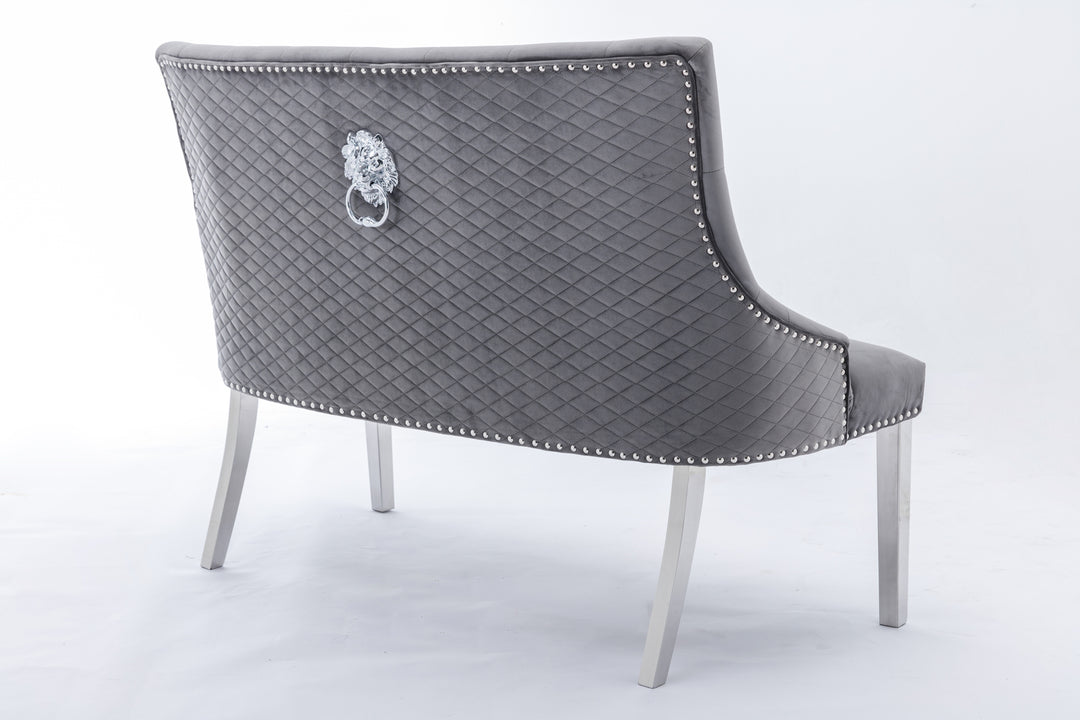 Majestic Grey High Back Bench