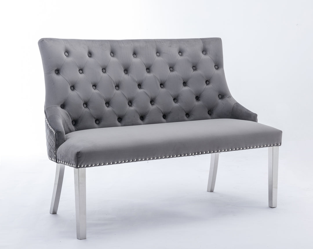 Majestic Grey High Back Bench