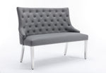 Load image into Gallery viewer, Majestic PU Grey High Back Bench
