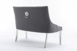 Load image into Gallery viewer, Majestic PU Grey High Back Bench
