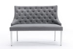 Load image into Gallery viewer, Majestic PU Grey High Back Bench
