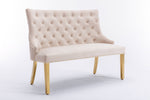 Load image into Gallery viewer, Majestic Gold Mink High Back Bench
