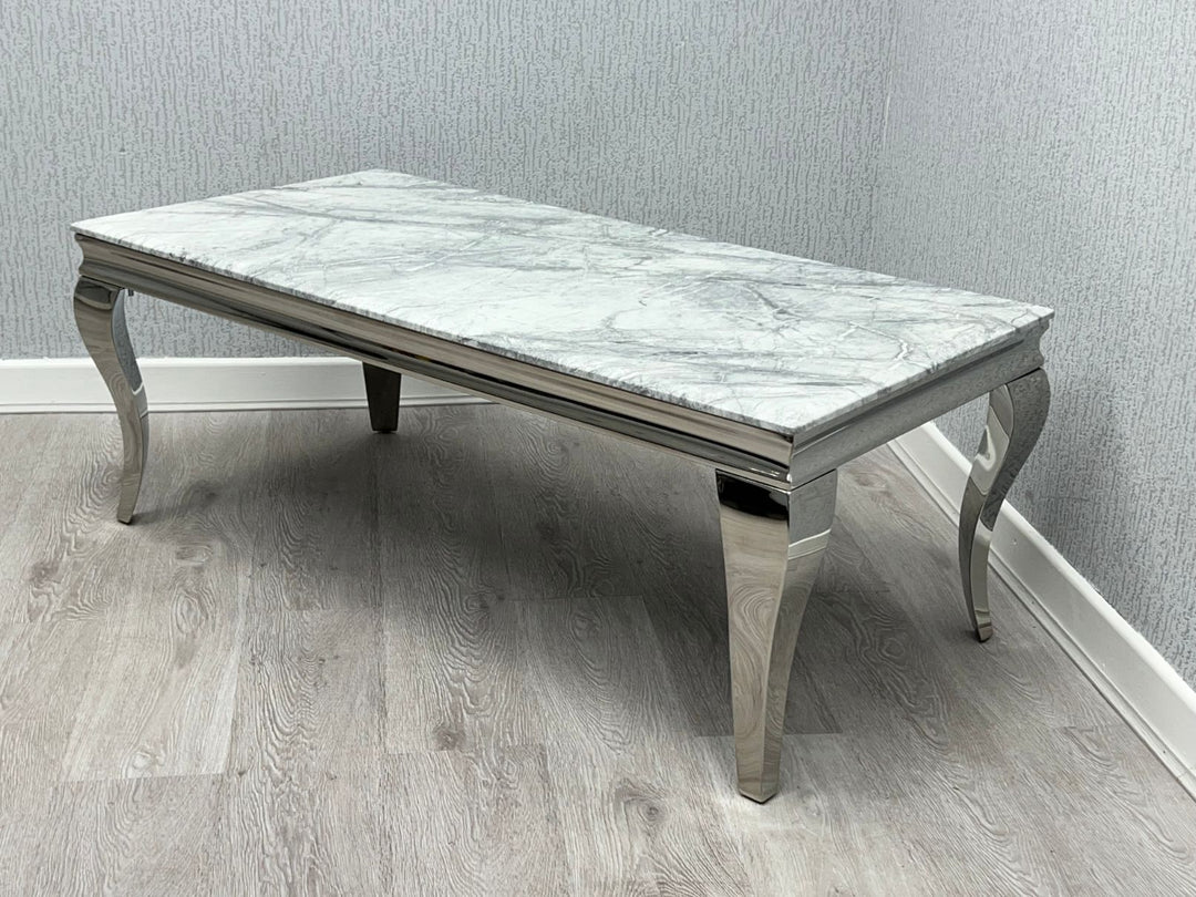 Sofia Grey Marble Coffee Table