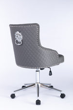 Load image into Gallery viewer, Majestic Grey PU Leather Office Chair
