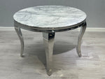 Load image into Gallery viewer, Sofia Grey &amp; Silver Dining Table – All Sizes
