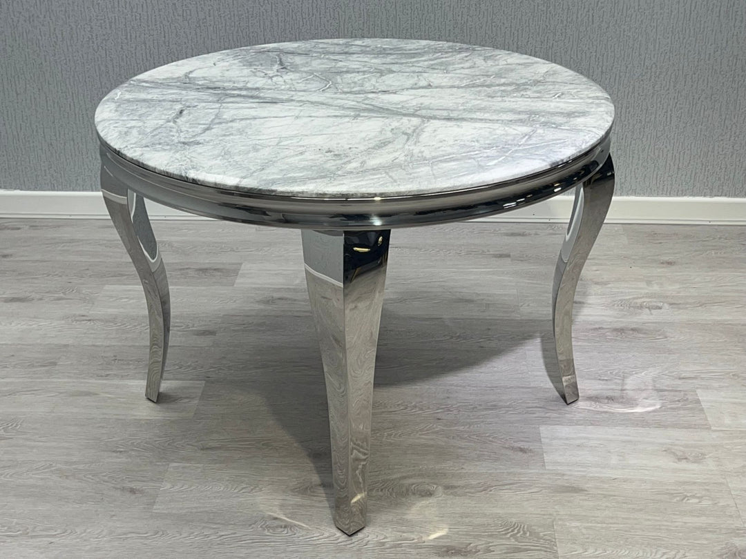 Sofia Grey & Silver Dining Table – All Sizes