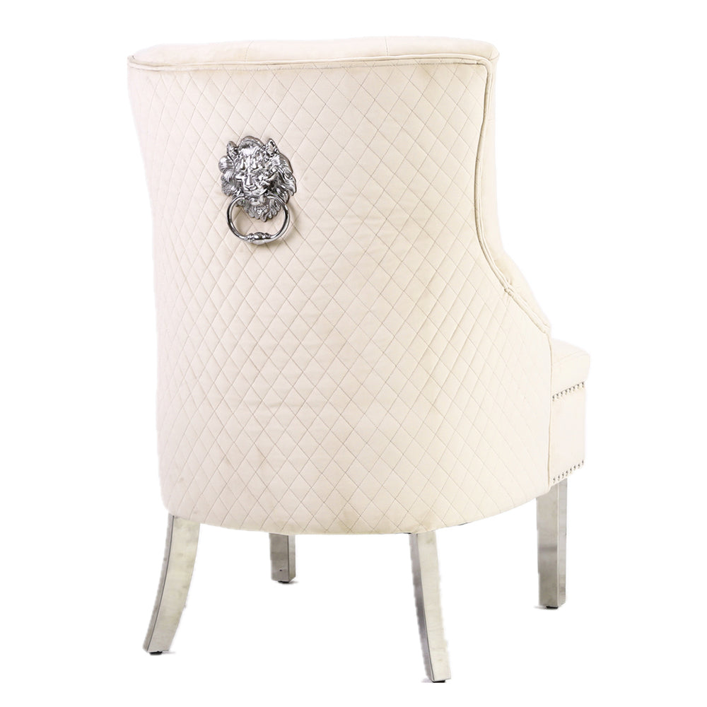 Majestic Mink Wing Chair