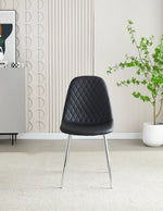 Load image into Gallery viewer, Mexico Black PU Dining Chair
