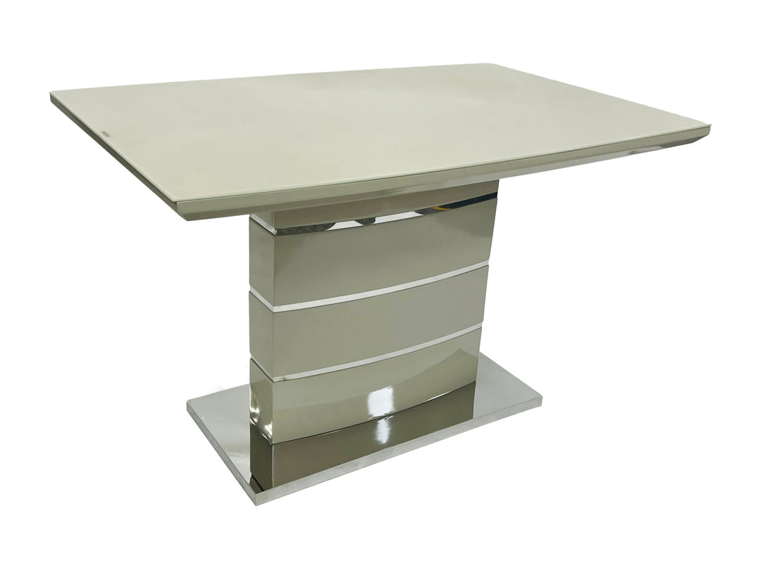 Milan Cappuccino Small Dining Table Only