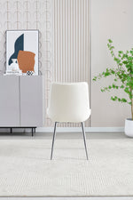 Load image into Gallery viewer, Mortiz Cream Velvet Dining Chair
