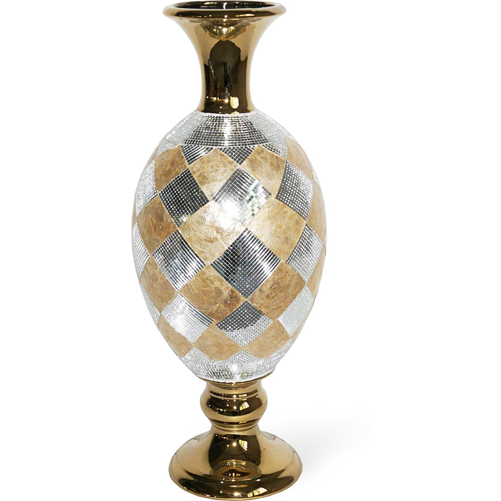 Gold Seashell Vase Small