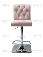 Load image into Gallery viewer, Sofia Pink Bar Stool
