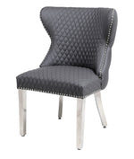 Load image into Gallery viewer, Valentino Hudson Grey PU Dining Chair
