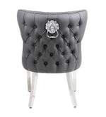 Load image into Gallery viewer, Valentino Hudson Grey PU Dining Chair
