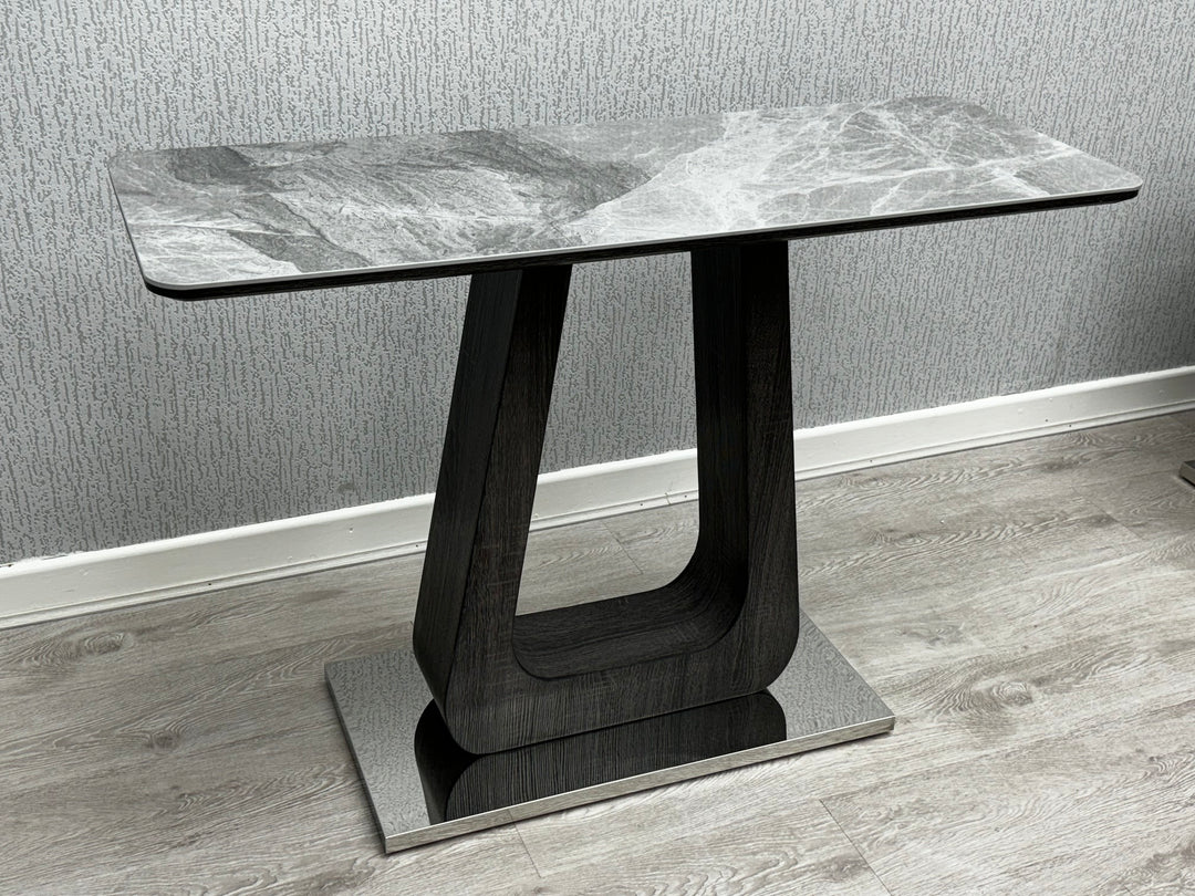 Zermatt Console Table (Grey Ceramic)