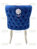 Load image into Gallery viewer, Valentino Navy Dining Chair
