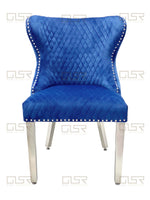 Load image into Gallery viewer, Valentino Navy Dining Chair
