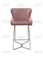 Load image into Gallery viewer, Osaka Pink Bar Stool
