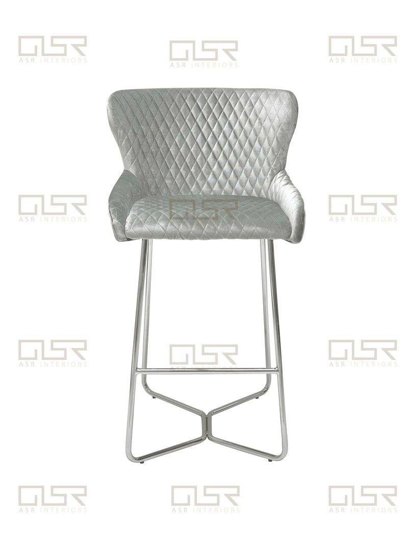 Osaka Silver HQ Bar Stool