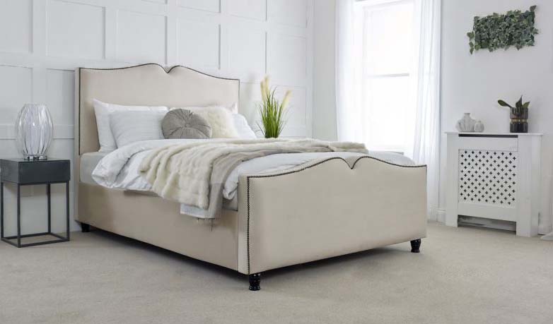 Knox velvet bed