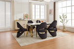 Load image into Gallery viewer, Santorini Black Gold Dining Chair
