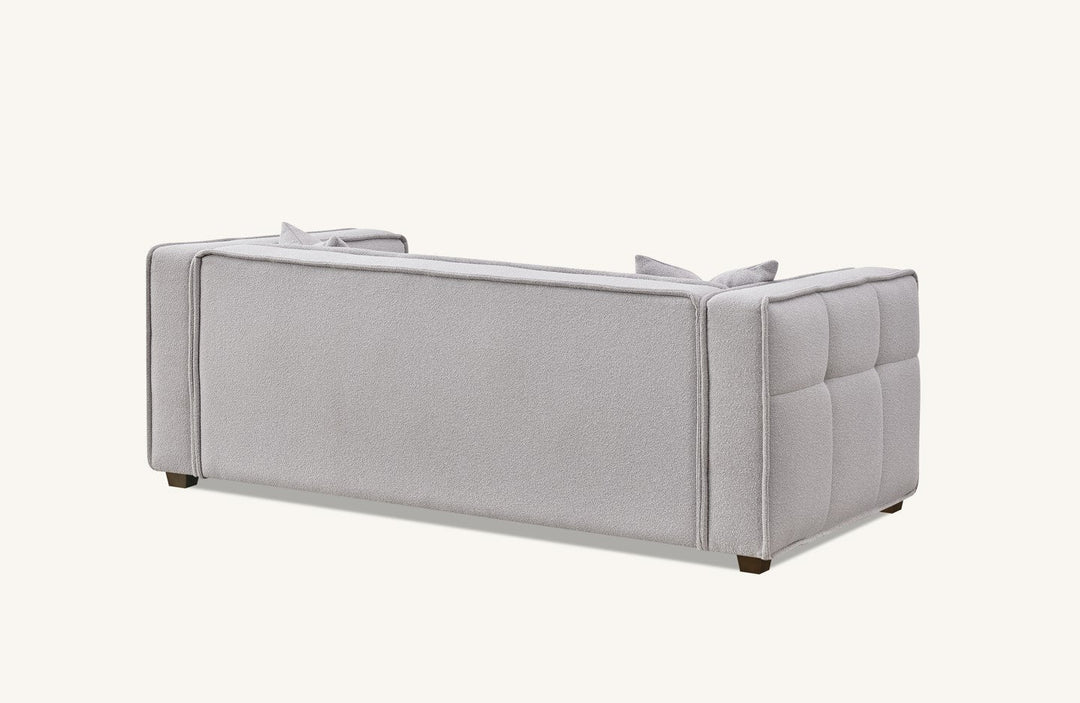 Aluxo Murray Sofa Range in Putty Boucle Fabric