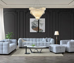 Load image into Gallery viewer, **PROMO** Aluxo Tribeca Sofa Range in Pearl Boucle Fabric
