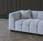 Load image into Gallery viewer, **PROMO** Aluxo Tribeca Sofa Range in Pearl Boucle Fabric
