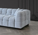 Load image into Gallery viewer, **PROMO** Aluxo Tribeca Sofa Range in Pearl Boucle Fabric
