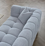 Load image into Gallery viewer, **PROMO** Aluxo Tribeca Sofa Range in Pearl Boucle Fabric
