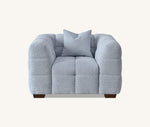 Load image into Gallery viewer, **PROMO** Aluxo Tribeca Sofa Range in Pearl Boucle Fabric
