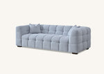 Load image into Gallery viewer, **PROMO** Aluxo Tribeca Sofa Range in Pearl Boucle Fabric
