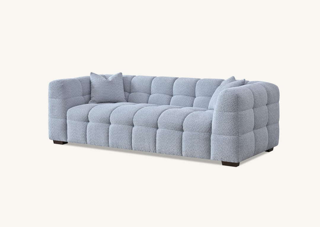 **PROMO** Aluxo Tribeca Sofa Range in Pearl Boucle Fabric