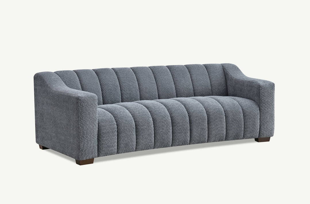 **PROMO** Aluxo Astoria 3 Seater Sofa in Iron Boucle Fabric