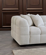 Load image into Gallery viewer, Tribeca Sofa Range in Oatmeal Boucle Fabric
