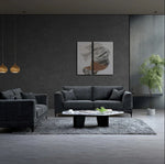 Load image into Gallery viewer, Aluxo Lenox Sofa Range in Steel Velvet
