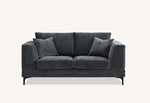 Load image into Gallery viewer, Aluxo Lenox Sofa Range in Steel Velvet
