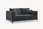 Load image into Gallery viewer, Aluxo Lenox Sofa Range in Steel Velvet
