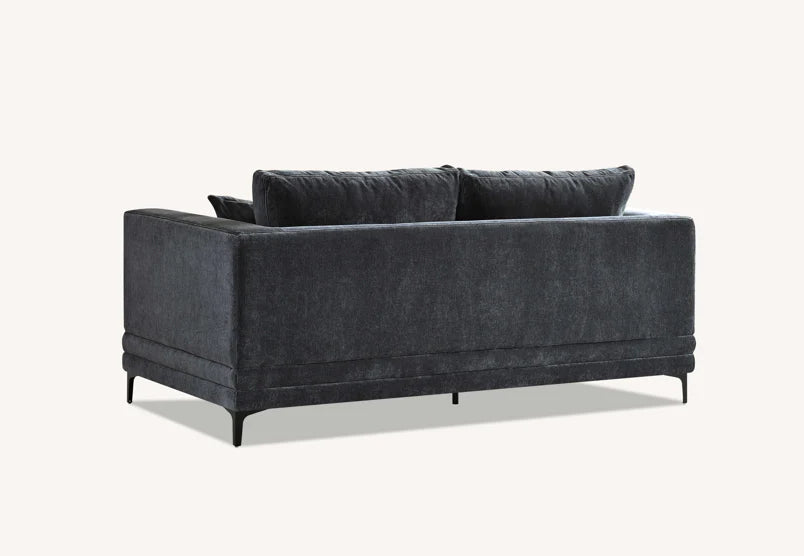 Aluxo Lenox Sofa Range in Steel Velvet