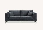 Load image into Gallery viewer, Aluxo Lenox Sofa Range in Steel Velvet
