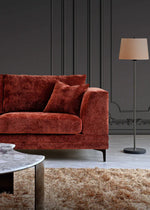 Load image into Gallery viewer, Aluxo Lenox Sofa Range in Rust Velvet
