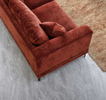 Load image into Gallery viewer, Aluxo Lenox Sofa Range in Rust Velvet
